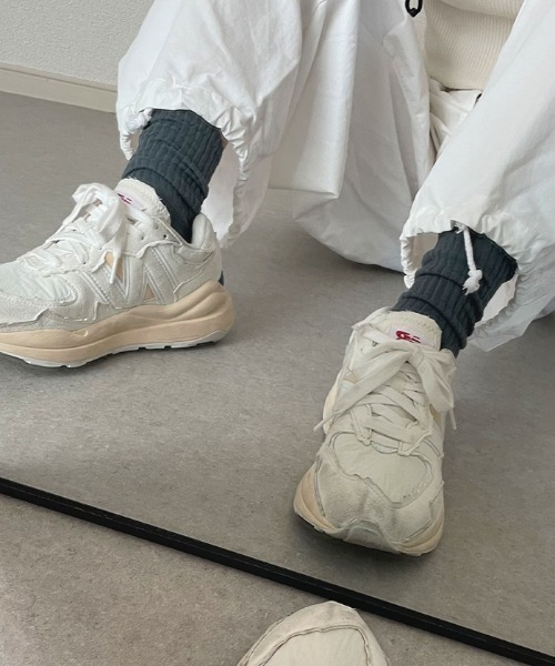 Futier land（フューティアランド）の「厚手リブソックス（ソックス/靴下・レディース・グレー/ホワイト/ブラック・FREE）」の7枚目の写真