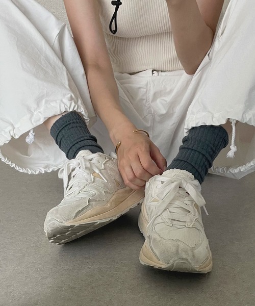 Futier land（フューティアランド）の「厚手リブソックス（ソックス/靴下・レディース・グレー/ホワイト/ブラック・FREE）」の8枚目の写真