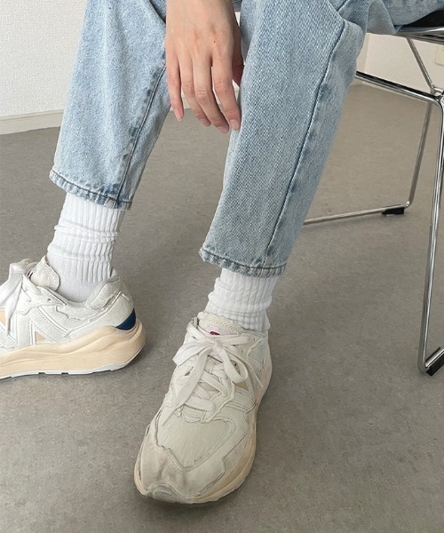 Futier land（フューティアランド）の「厚手リブソックス（ソックス/靴下・レディース・グレー/ホワイト/ブラック・FREE）」の9枚目の写真