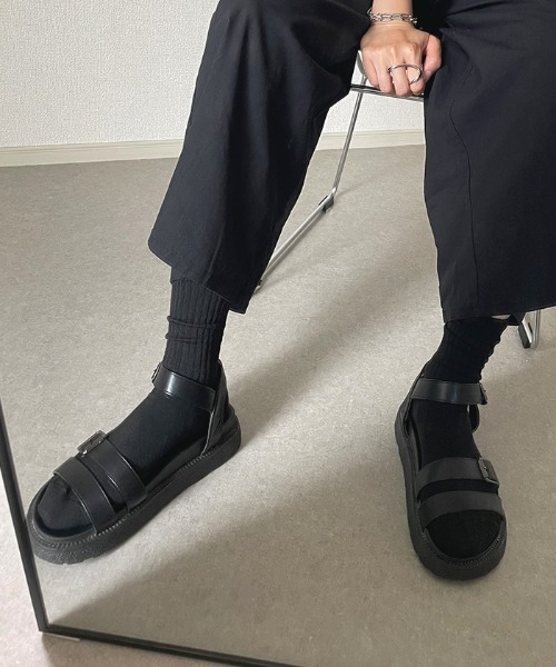 Futier land（フューティアランド）の「厚手リブソックス（ソックス/靴下・レディース・グレー/ホワイト/ブラック・FREE）」の13枚目の写真