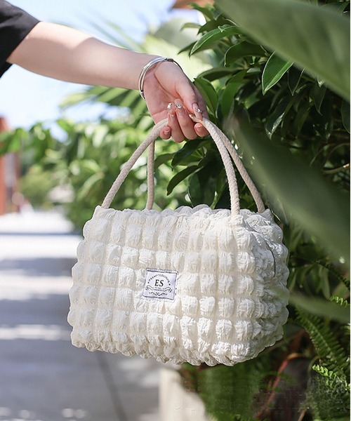 LA VORAGINE（ラ ヴォラジネ）の「【保温･保冷】ポップコーン ランチバッグ/お弁当袋（お弁当箱・レディース・ホワイト/ブラウン/イエロー・FREE）」の9枚目の写真