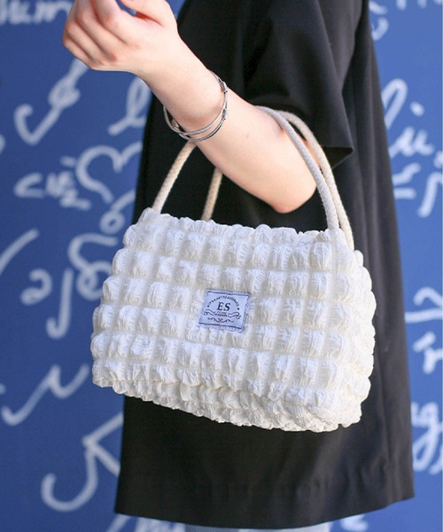 LA VORAGINE（ラ ヴォラジネ）の「【保温･保冷】ポップコーン ランチバッグ/お弁当袋（お弁当箱・レディース・ホワイト/ブラウン/イエロー・FREE）」の12枚目の写真