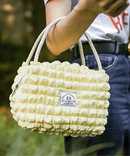 LA VORAGINE（ラ ヴォラジネ）の「【保温･保冷】ポップコーン ランチバッグ/お弁当袋（お弁当箱・レディース・ホワイト/ブラウン/イエロー・FREE）」の13枚目の写真