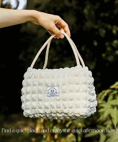 LA VORAGINE（ラ ヴォラジネ）の「【保温･保冷】ポップコーン ランチバッグ/お弁当袋（お弁当箱・レディース・ホワイト/ブラウン/イエロー・FREE）」の14枚目の写真