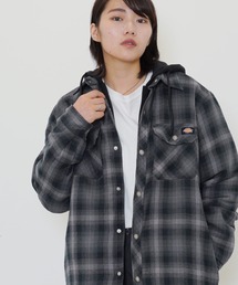 Dickies / ディッキーズ HOODED FLANNEL SHIRT JACK W/ HYDROSHIELD DWR RELAXED フランネル シャツ ジャケット