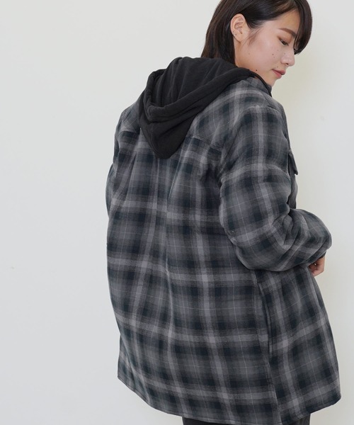 セール】Dickies / ディッキーズ HOODED FLANNEL SHIRT JACK W