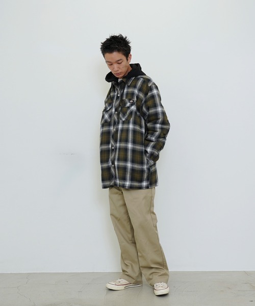セール】Dickies / ディッキーズ HOODED FLANNEL SHIRT JACK W