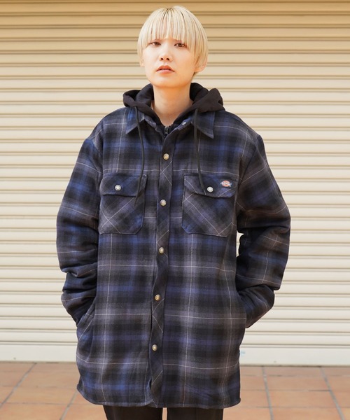 セール】Dickies / ディッキーズ HOODED FLANNEL SHIRT JACK W