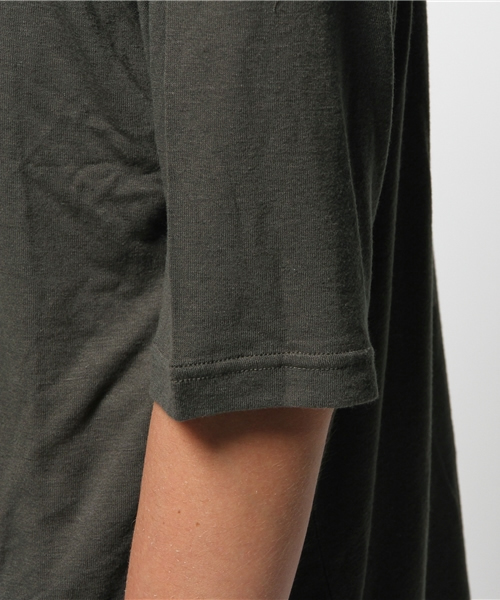 HARE（ハレ）の「ロングカットカーディガン5分袖(HARE)（カーディガン/ボレロ・メンズ・ブラック/カーキ/グレー・MEDIUM/SMALL）」の9枚目の写真