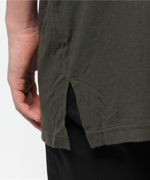 HARE（ハレ）の「ロングカットカーディガン5分袖(HARE)（カーディガン/ボレロ・メンズ・ブラック/カーキ/グレー・MEDIUM/SMALL）」の12枚目の写真