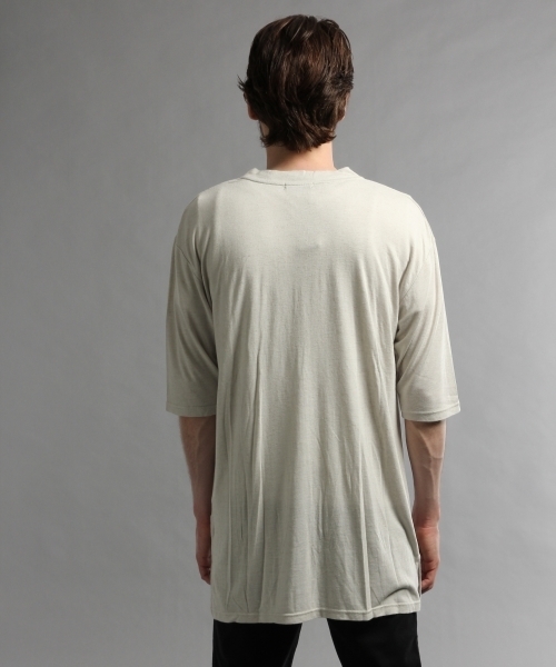 HARE（ハレ）の「ロングカットカーディガン5分袖(HARE)（カーディガン/ボレロ・メンズ・ブラック/カーキ/グレー・MEDIUM/SMALL）」の21枚目の写真