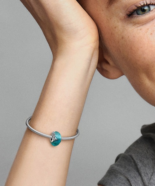 PANDORA バングル　カラーガラスチャームセット PANDORA バングル カラーガラスチャームセット チャーム