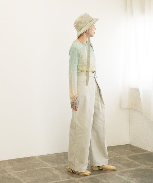 KBF(ケイビーエフ)の「スクエアトゥアシンメトリーミュール(その他シューズ・レディース・ブラウン/ベージュ/ブラック・37/36/38)」の10枚目の写真