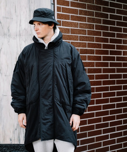 FREAK'S STORE（フリークスストア）の「限定展開 ビッグシルエット プリマロフト モンスターパーカー / 中綿ミリタリージャケット（ダウンジャケット/コート・メンズ・ベージュ/チャコールグレー/オリーブ/ブラック・LARGE/MEDIUM/SMALL）」の17枚目の写真