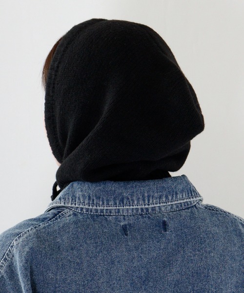 FUNALIVE（ファンアライブ）の「PAGE ONE バラクラバフーディ（ネックウォーマー/スヌード・レディース・ブラック/アイボリー/レッド/ブルー/グレー・FREE）」の22枚目の写真