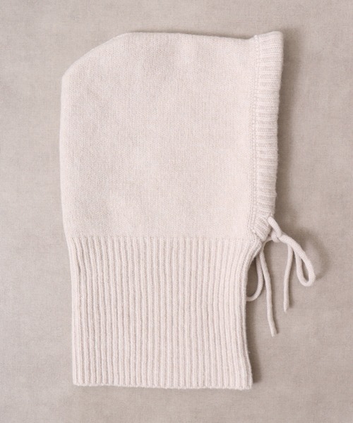 FUNALIVE（ファンアライブ）の「PAGE ONE バラクラバフーディ（ネックウォーマー/スヌード・レディース・ブラック/アイボリー/レッド/ブルー/グレー・FREE）」の9枚目の写真