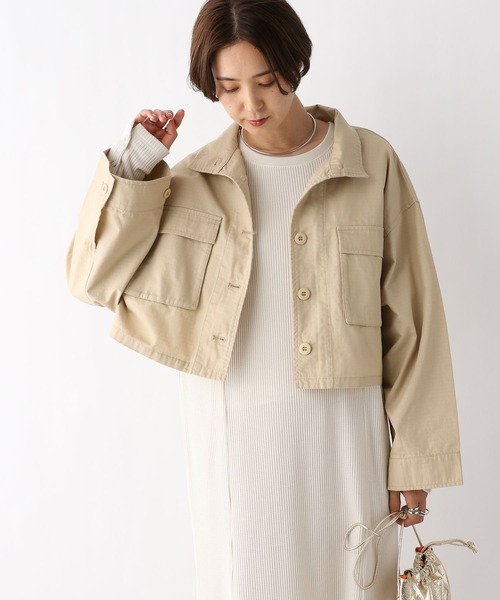 美品ASPESTI ベージュ ミリタリージャケット XS A.P.C. アーペーセー xJean Touitou ベージュ Sideways