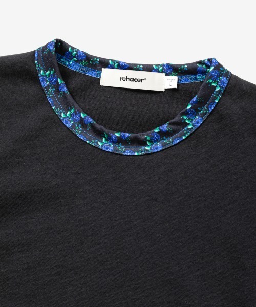 rehacer(レアセル)の「rehacer : Botanical Joint L/S CS / ボタニカル ジョイントロングスリーブカットソー(Tシャツ/カットソー・メンズ・ブラック/ホワイト・SMALL/MEDIUM/LARGE/X-LARGE)」の7枚目の写真