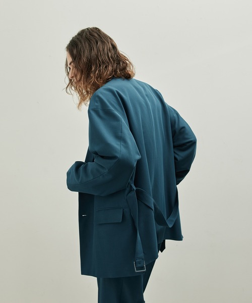 JUNRED(ジュンレッド)の「ウールブレンドジャケット(テーラードジャケット・メンズ・ブルー系その他4/ブラック/オフホワイト・L/M/S)」の11枚目の写真