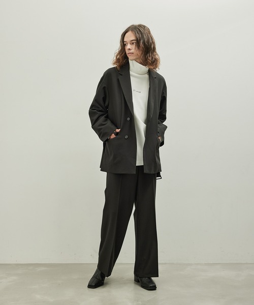 JUNRED(ジュンレッド)の「ウールブレンドジャケット(テーラードジャケット・メンズ・ブルー系その他4/ブラック/オフホワイト・L/M/S)」の13枚目の写真