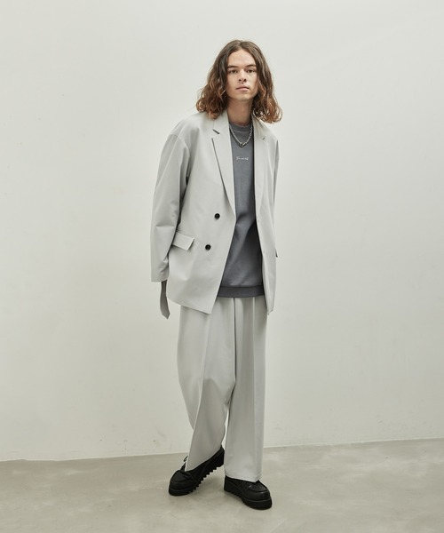 JUNRED(ジュンレッド)の「ウールブレンドジャケット(テーラードジャケット・メンズ・ブルー系その他4/ブラック/オフホワイト・L/M/S)」の16枚目の写真