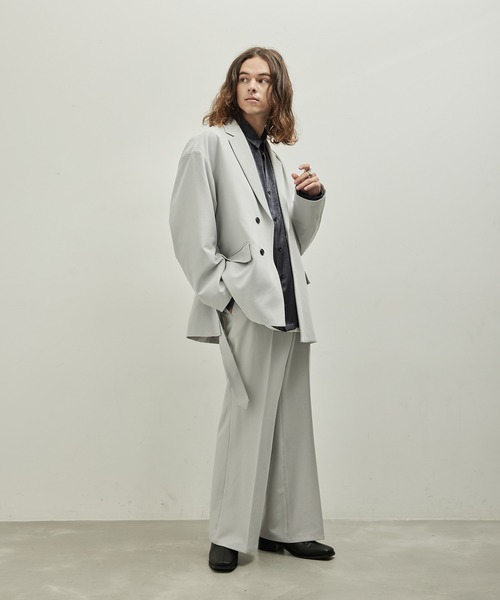 JUNRED(ジュンレッド)の「ウールブレンドジャケット(テーラードジャケット・メンズ・ブルー系その他4/ブラック/オフホワイト・L/M/S)」の17枚目の写真