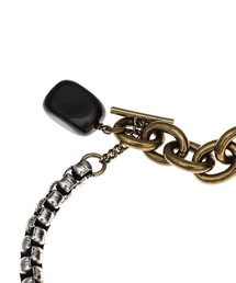 ドリスヴァンノッテン 23SS M.NECKLACE ロゴ プレート ネックレス ドリスヴァンノッテン 23SS M.NECKLACE ロゴ プレート