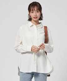 BACK NUMBER | 【BACK NUMBER】（Cafe Shirt）ブロードレギュラー長袖シャツ(シャツ/ブラウス)