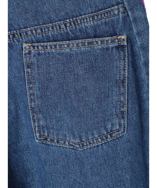 Green Parks(グリーンパークス)の「・Double Flags チョウチョ刺繍フレアデニム(デニムパンツ・レディース・ライトインディゴブルー・S/M/L)」の19枚目の写真