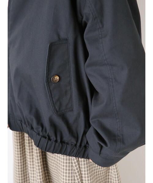 ehka sopo（エヘカソポ）の「ジップアップブルゾン（ブルゾン・レディース・ネイビー/ボルドー/ベージュ・F）」の14枚目の写真