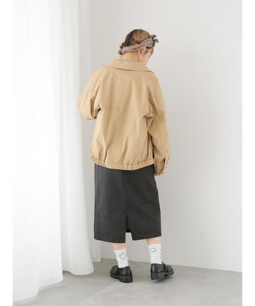 ehka sopo（エヘカソポ）の「ジップアップブルゾン（ブルゾン・レディース・ネイビー/ボルドー/ベージュ・F）」の16枚目の写真