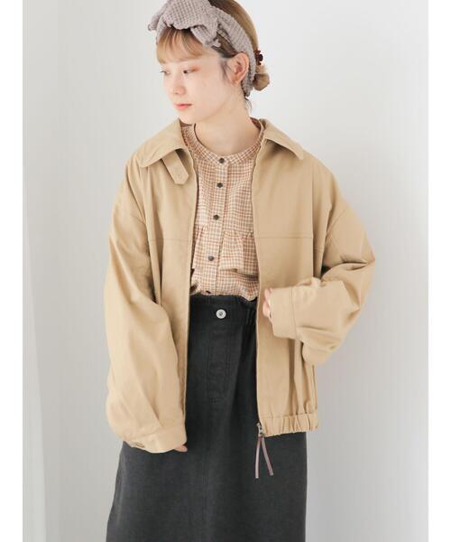 ehka sopo（エヘカソポ）の「ジップアップブルゾン（ブルゾン・レディース・ネイビー/ボルドー/ベージュ・F）」の17枚目の写真