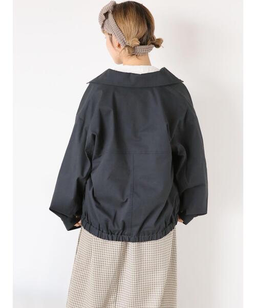 ehka sopo（エヘカソポ）の「ジップアップブルゾン（ブルゾン・レディース・ネイビー/ボルドー/ベージュ・F）」の22枚目の写真