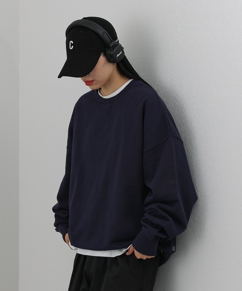 COLONY 2139(コロニートゥーワンスリーナイン)の「裏毛スウェットプルオーバー(スウェット・メンズ・ネイビー/グレー/ブラウン/オフホワイト・SMALL/LARGE/MEDIUM)」の15枚目の写真