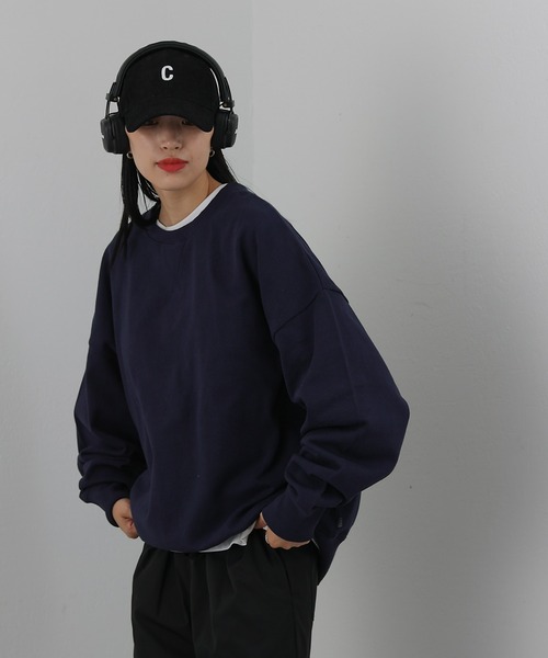 COLONY 2139(コロニートゥーワンスリーナイン)の「裏毛スウェットプルオーバー(スウェット・メンズ・ネイビー/グレー/ブラウン/オフホワイト・SMALL/LARGE/MEDIUM)」の19枚目の写真