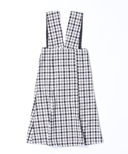 PIN(ピン)の「TWEEDマーメイドジャンスカ(ジャンパースカート・レディース・ブラック・S/M/L)」の10枚目の写真