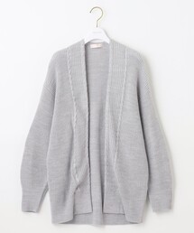 【洗える】スフレアランパターン カーディガン