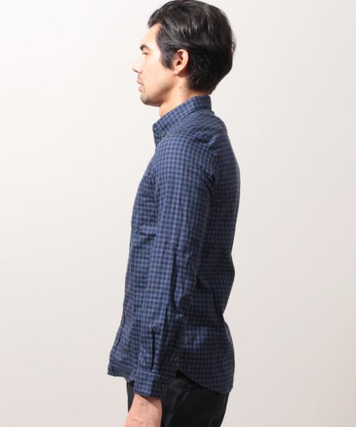 BEAUTY&YOUTH UNITED ARROWS（ビューティーアンドユースユナイテッドアローズ）の「【WEB限定】by ∴ オックスフォード ギンガムチェックシャツ◆（シャツ/ブラウス・メンズ・オフホワイト/ネイビー/レッド・LARGE/SMALL/MEDIUM）」の12枚目の写真