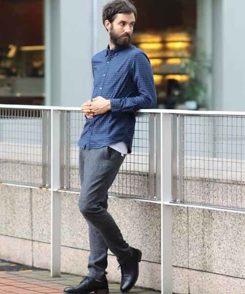 BEAUTY&YOUTH UNITED ARROWS（ビューティーアンドユースユナイテッドアローズ）の「【WEB限定】by ∴ オックスフォード ギンガムチェックシャツ◆（シャツ/ブラウス・メンズ・オフホワイト/ネイビー/レッド・LARGE/SMALL/MEDIUM）」の13枚目の写真