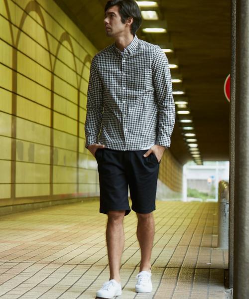 BEAUTY&YOUTH UNITED ARROWS（ビューティーアンドユースユナイテッドアローズ）の「【WEB限定】by ∴ オックスフォード ギンガムチェックシャツ◆（シャツ/ブラウス・メンズ・オフホワイト/ネイビー/レッド・LARGE/SMALL/MEDIUM）」の5枚目の写真