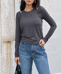 esutoreja | ロングスリーブレイヤードトップス(Tシャツ/カットソー)