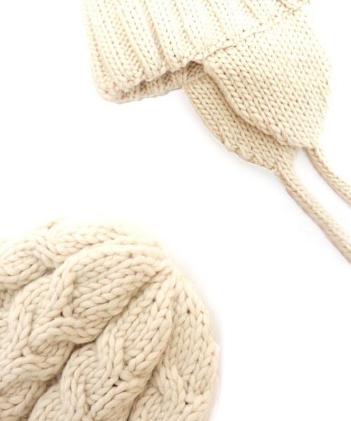 DONOBAN（ドノバン）の「ガイドワッチ（ニットキャップ/ビーニー・レディース・グレー/ホワイト/ブラック・F）」の14枚目の写真