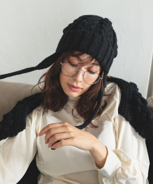 DONOBAN（ドノバン）の「ガイドワッチ（ニットキャップ/ビーニー・レディース・グレー/ホワイト/ブラック・F）」の7枚目の写真