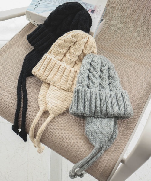 DONOBAN（ドノバン）の「ガイドワッチ（ニットキャップ/ビーニー・レディース・グレー/ホワイト/ブラック・F）」の9枚目の写真