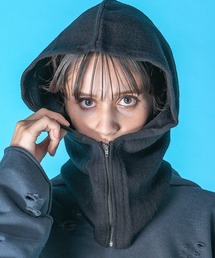 an meets zakka（アンミツザッカ）の「an meets zakka 起毛ジップフードバラクラバ（ネックウォーマー/スヌード）」