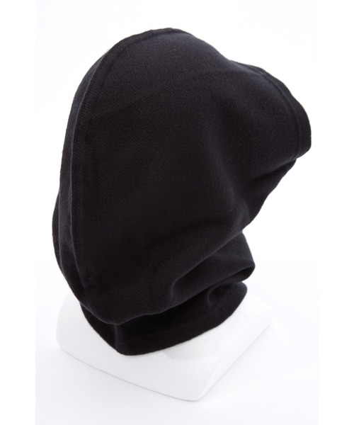 an meets zakka（アンミツザッカ）の「an meets zakka 起毛ジップフードバラクラバ（ネックウォーマー/スヌード・レディース・ネイビー/グリーン/レッド/ブラック×ホワイト/ブラック/アイボリー・ONE SIZE/ONESIZE）」の16枚目の写真