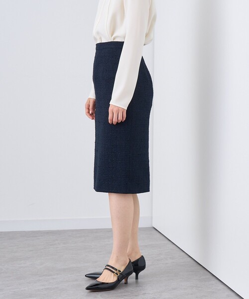 ANAYI（アナイ）の「【セットアップ対応商品】フリンジツイードタイト