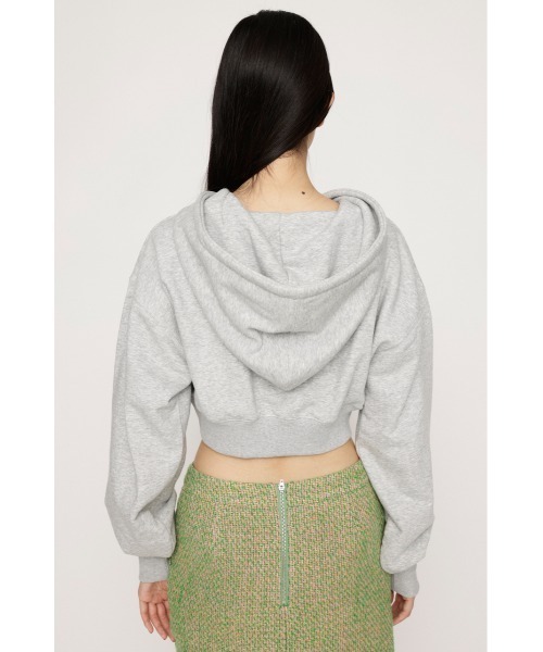 SLY(スライ)の「LOGO CROPPED HOODIE ロゴ クロップド フーディ パーカー(パーカー・レディース・ブラック/ブラウン/グリーン/杢グレー・FREE)」の6枚目の写真