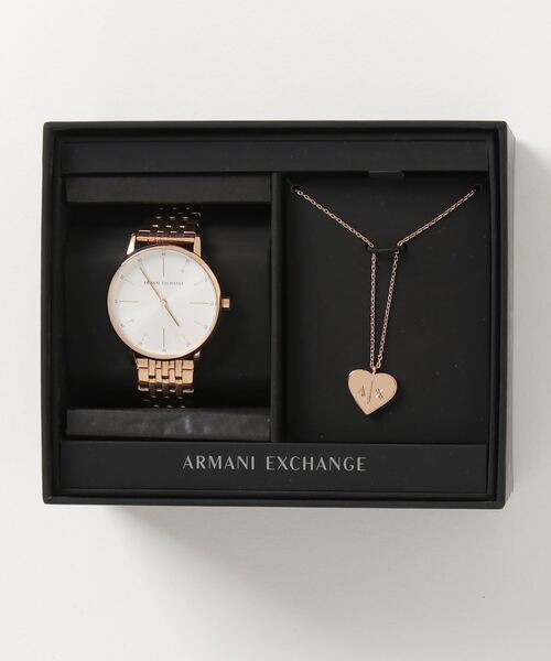 ARMANI EXCHANGE(アルマーニエクスチェンジ)の「アルマーニ・エクスチェンジ 腕時計 レディース アナログ ステンレス AX7145SET(アナログ腕時計・レディース・ゴールド系その他・FREE)」の11枚目の写真