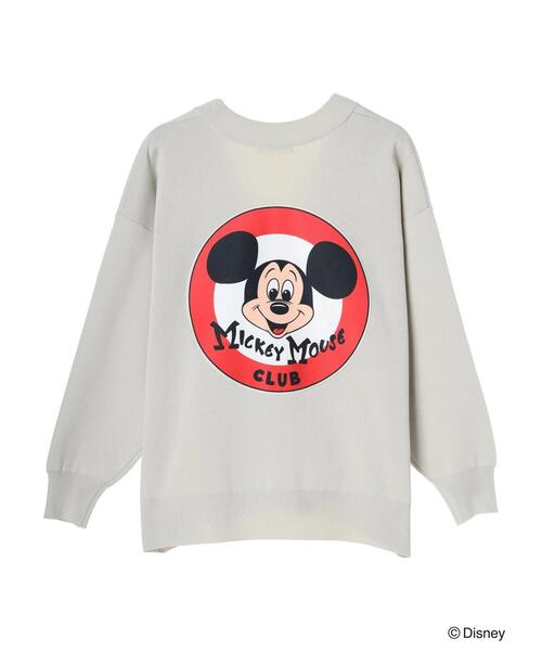 Disney（ディズニー）の「Disney100 / ミッキーマウス・クラブ パッチワークカーディガン（カーディガン/ボレロ・レディース・ライトグレー/キャメル・FREE）」の8枚目の写真